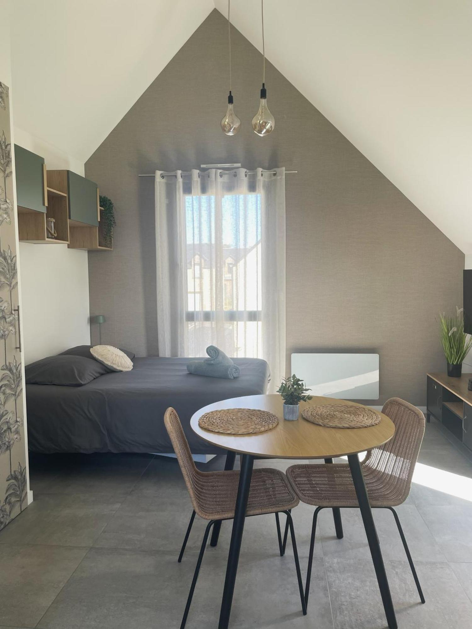 Studio Avec Terrasse Proche De La Mer Лансьё Экстерьер фото